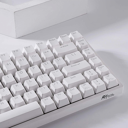 Клавиатура беспроводная Bluetooth Royal Kludge RK84 RK Red механическая с подсветкой игровая белая
