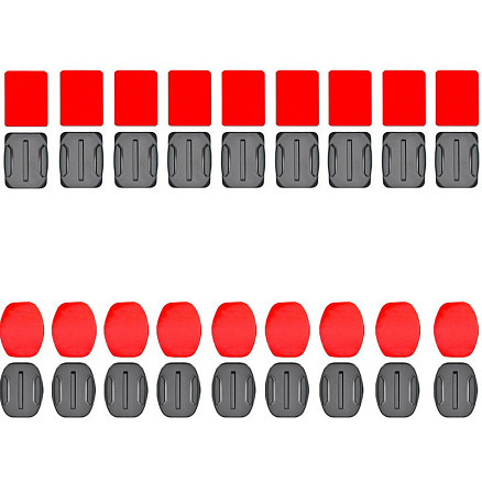 Набор монтажных оснований для камер GoPro, DJI Osmo Action, EKEN, SJCam, Insta360 Hurtel