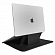 Чехол для Apple MacBook Air 13 (2018-2019) A1932, (2020) А2179, M1 (2020) A2337 кожаный футляр с подставкой Wiwu Skin Pro Stand черный