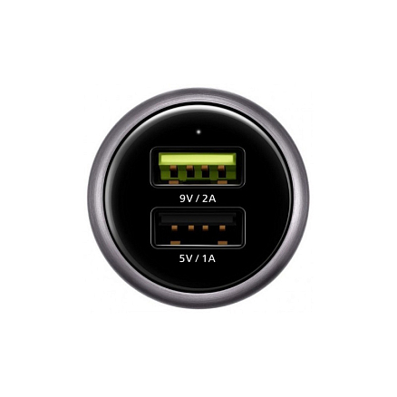 Зарядное устройство автомобильное с двумя USB входами 2А 23W и Type-C кабелем Huawei AP31 (быстрая зарядка) черное