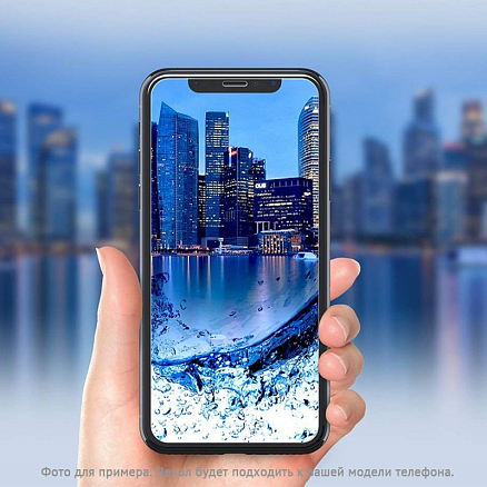 Защитное стекло для iPhone 6 Plus, 6S Plus на весь экран противоударное Lito-3 3D черное