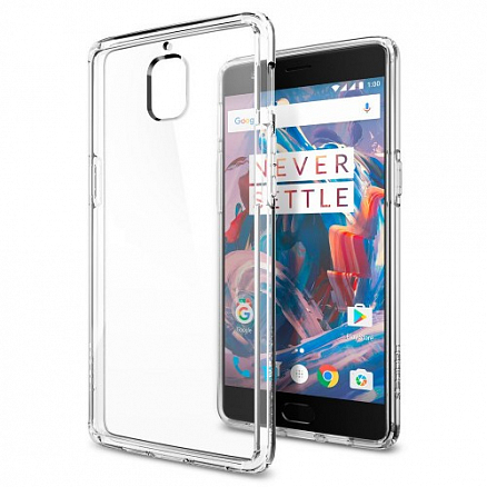 Чехол для OnePlus 3, 3T гибридный Spigen SGP Ultra Hybrid прозрачный