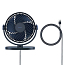 Вентилятор портативный настольный Baseus Serenity Desktop Fan синий