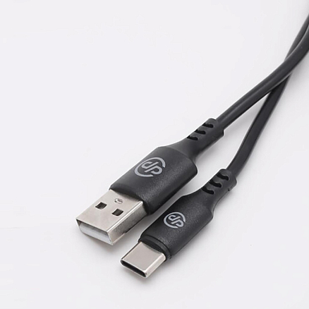 Кабель Type-C - USB для зарядки 1 м 2.4А Digitalpart TC-307 черный
