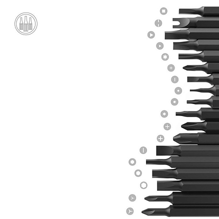 Электроотвертка Xiaomi Wowstick TRY с набором бит (20 насадок)