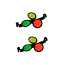 Отражатели на спицы катафоты Bicycle Gear BG-53402 2 шт.
