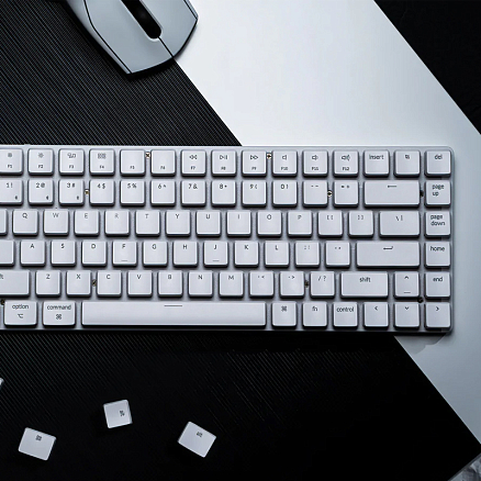 Клавиатура Keychron K3 V2 (Gateron G Pro Red) механическая игровая белая