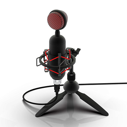 Микрофон для стрима Ritmix RDM-230 черный