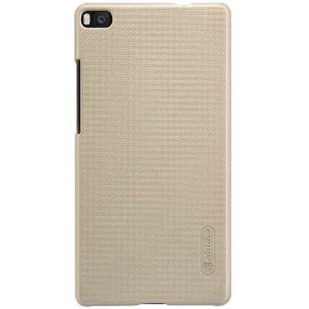 Чехол для Huawei P8 пластиковый тонкий Nillkin Super Frosted золотистый