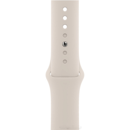 Умные часы Apple Watch 8 45 мм с силиконовым ремешком M/L алюминиевые сияющая звезда