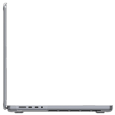 Чехол для Apple MacBook Pro 14 2021 A2442 пластиковый Spigen SGP Thin Fit прозрачный