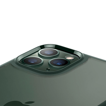 Чехол для iPhone 11 Pro гибридный Spigen Ultra Hybrid прозрачно-зеленый
