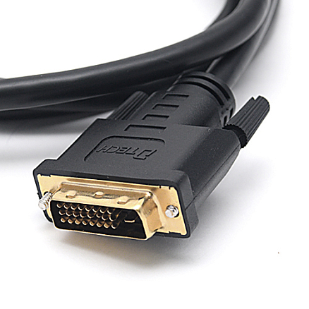 Кабель DVI-D - DVI-D (папа-папа) длина 1,8 м Dtech DT-D1018