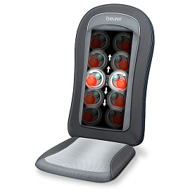 Массажная накидка (массажер) на сиденье для спины Шиацу с подогревом Beurer MG 206 черная