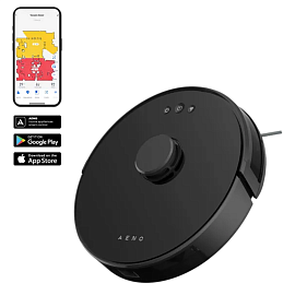 Робот-пылесос с влажной уборкой Aeno RC3S черный