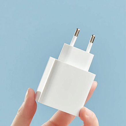 Зарядное устройство сетевое с USB и Type-C 33W Xiaomi Mi Wall Charger (быстрая зарядка QC, PD) белое
