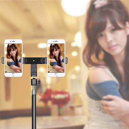 Держатель для прямой трансляции с двух телефонов