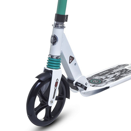 Самокат подростковый Atemi Airfly ATC03 бело-бирюзовый