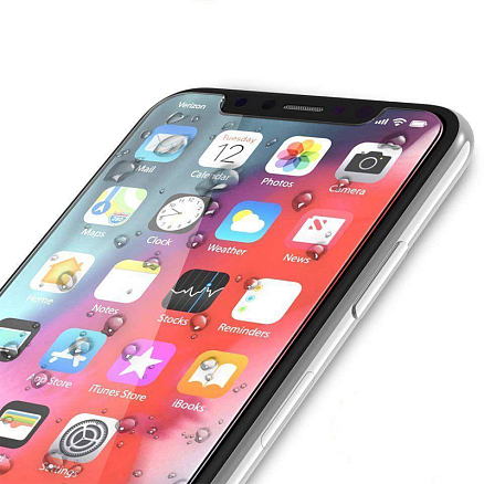 Защитное стекло для iPhone 11 на весь экран Hofi Hybrid Glass черное
