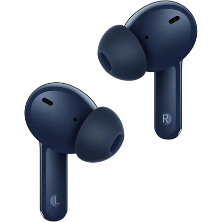 Наушники TWS беспроводные Bluetooth Realme Buds T110 вакуумные с микрофоном синие