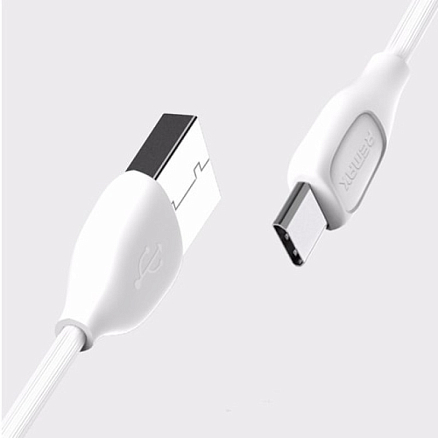 Кабель USB - MicroUSB для зарядки 1 м 1.3А Remax Lesu белый