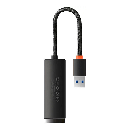 Переходник USB - Ethernet RJ45 1000 Мбит/с Baseus Lite Series черный