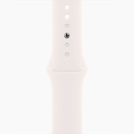 Умные часы Apple Watch 10 42 мм с силиконовым ремешком S/M алюминиевые розовое золото