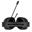 Наушники Asus TUF Gaming H1 полноразмерные с микрофоном игровые черные