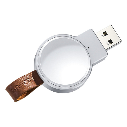 Беспроводная зарядка мини для Apple Watch Baseus Dotter белая