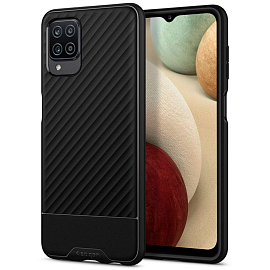 Чехол для Samsung Galaxy A12 гелевый Spigen Core Armor черный