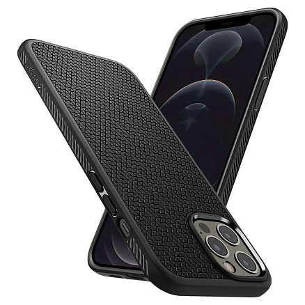 Чехол для iPhone 12 Pro Max гелевый Spigen SGP Liquid Air матовый черный