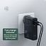 Зарядное устройство сетевое с USB и Type-C входами 5А 45W (быстрая зарядка QC 3.0, PD 3.0) + внешний аккумулятор 10000мАч Baseus GaN Power Station черное