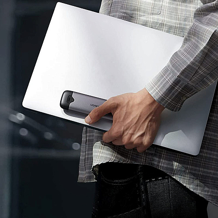 Корпус для SSD M.2, Type-C 3.1 Gen 2 (10 Gbps), USB Ugreen CM353 серый