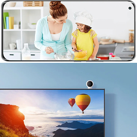 IP камера видеонаблюдения Xiaomi Mi Home Security Camera 2K MJSXJ03HL белая