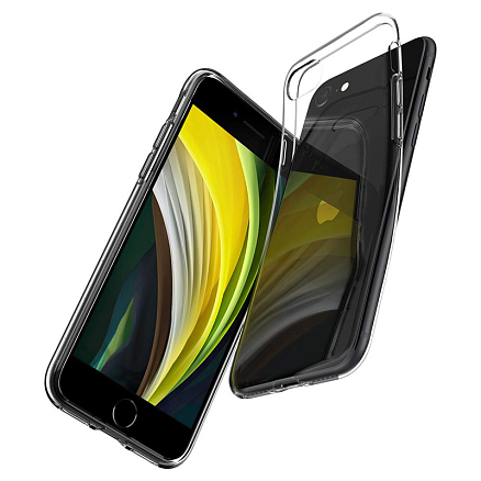 Чехол для iPhone 7, 8, SE 2020, SE 2022 гелевый ультратонкий Spigen Liquid Crystal прозрачный