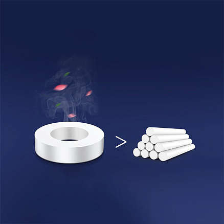 Ароматизатор автомобильный на приборную панель Baseus Little Volcano серый