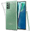 Чехол для Samsung Galaxy Note 20 гелевый с блестками Spigen Liquid Crystal Glitter прозрачный
