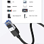 Сетевой кабель (патч-корд) RJ45 Cat.8 F/FTP длина 5 м плетеный Ugreen NW153 черный