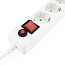 Сетевой фильтр на 6 розеток длина 5 м Гарнизон EHB-15 белый