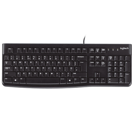 Клавиатура Logitech K120 черная