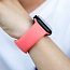 Ремешок-браслет для Apple Watch 42 и 44 мм силиконовый Nova Sport розовый