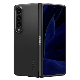 Чехол для Samsung Galaxy Z Fold 4 пластиковый ультратонкий Spigen Air Skin черный