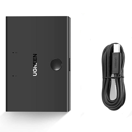 KVM переключатель на 2 компьютера HDMI, USB 2.0 Ugreen US158