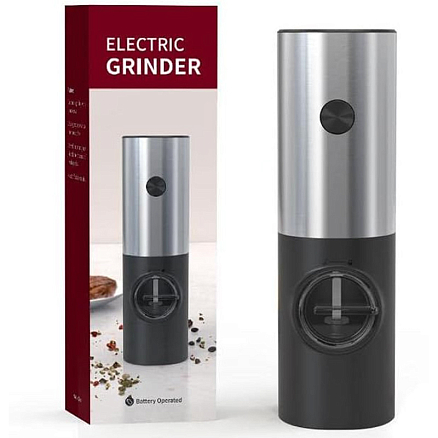 Электрическая мельница для соли и перца KLT KYMQ-17A черная