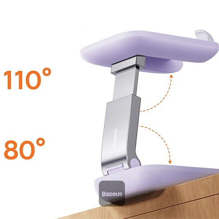 Подставка для телефона Baseus Seashell с зеркалом фиолетовая