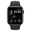 Умные часы Apple Watch SE 2 40 мм с силиконовым ремешком M/L алюминиевые полуночные черные