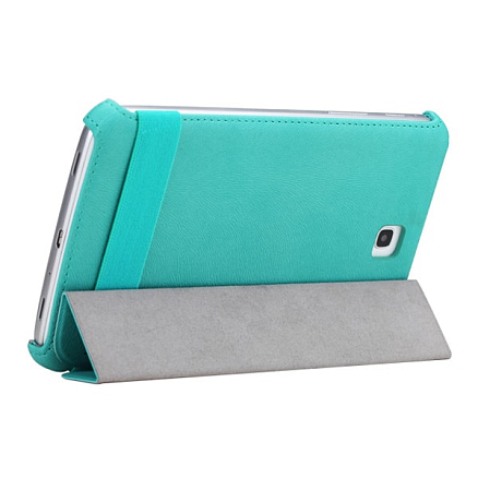 Чехол для Samsung Galaxy Tab 3 7.0 P3200 кожаный Rock серии Texture, ярко-бирюзовый
