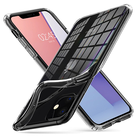 Чехол для iPhone 11 гелевый ультратонкий Spigen SGP Liquid Crystal прозрачный
