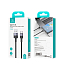 Кабель Type-C - USB для зарядки 1,2 м 3А 18W плетеный Usams SY SJ718 (быстрая зарядка) черный