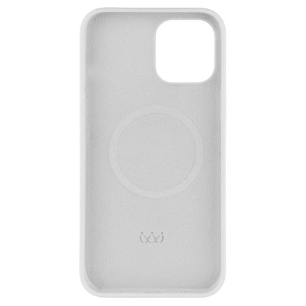 Чехол для iPhone 12 Pro Max силиконовый VLP Silicone Case белый
